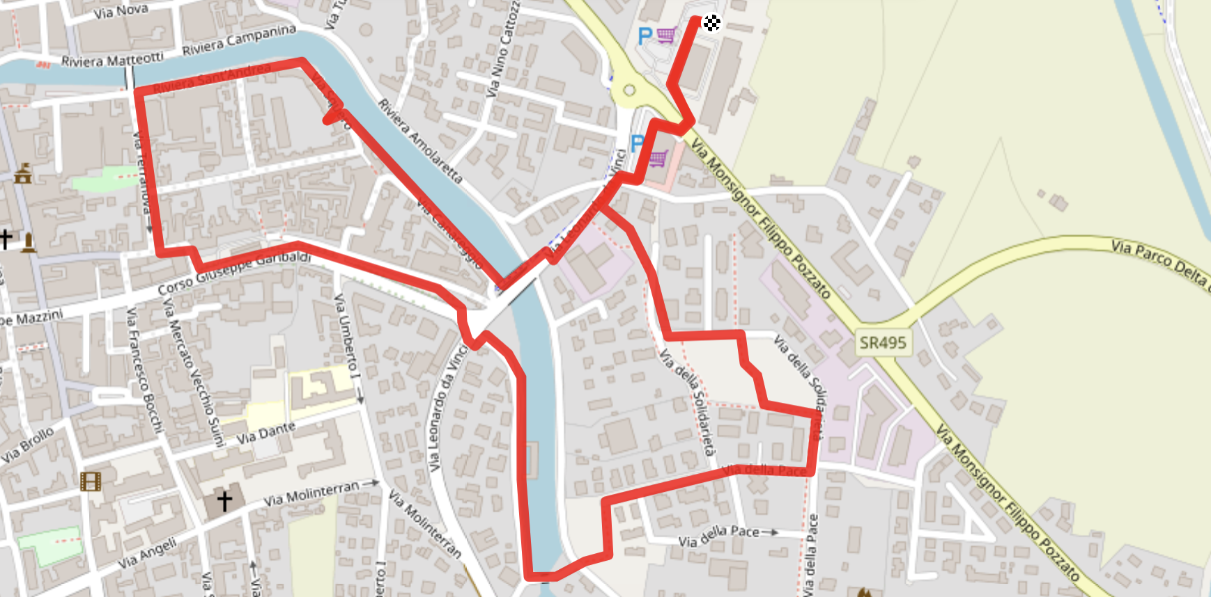 Mappa Dogs in Town - Adria - Quarta edizione