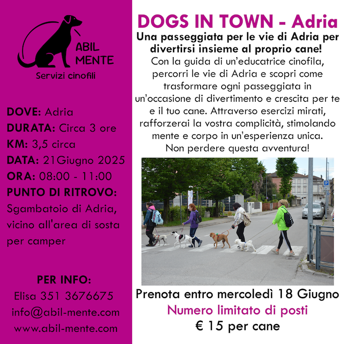 Dogs in Town - Adria - Quinta edizione