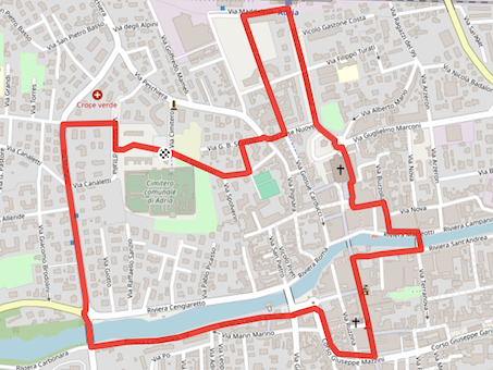 Mappa Dogs in Town - Adria - Tredicesima edizione