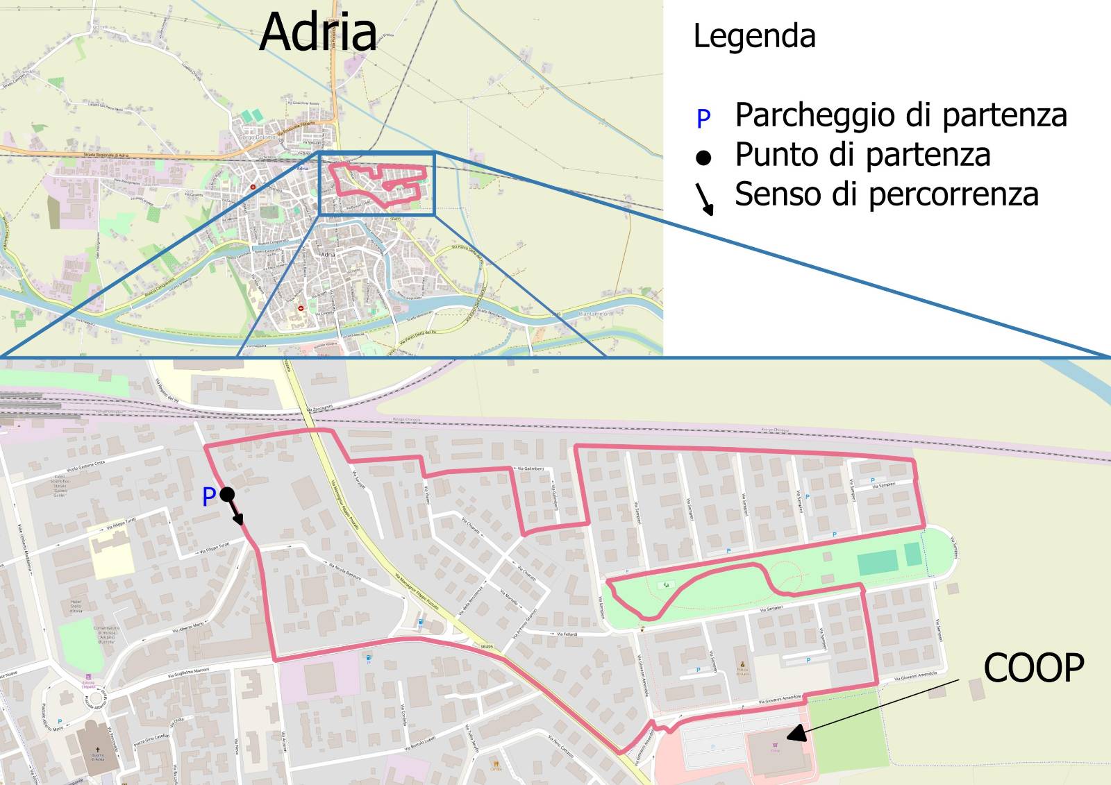 Mappa Dogs in Town - Adria - Terza edizione